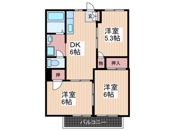 ニューシティ西川の物件間取画像